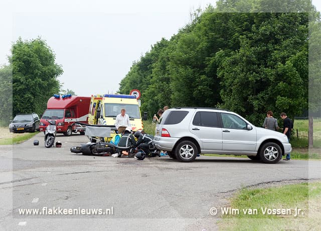 Scooterrijder zwaar gewond