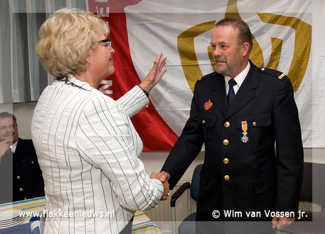 Koninklijke onderscheiding voor brandweerman