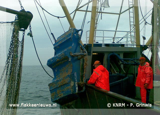 Stuk wrak gezonken viskotter SL18 gevonden