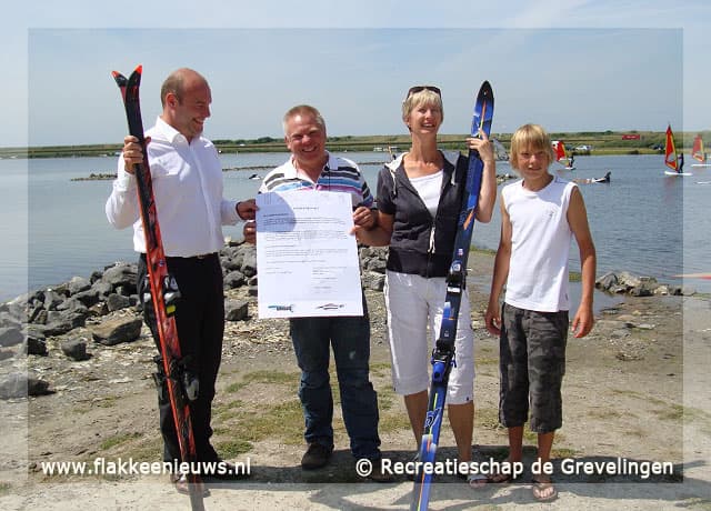 Ondertekening overeenkomst Waterjump Brouwersdam