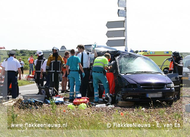 Zes gewonden bij ongeval op N57 (update)
