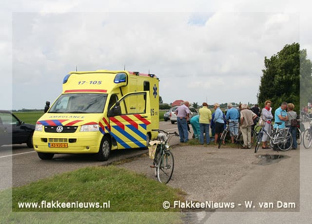 Fietser aangereden op N215