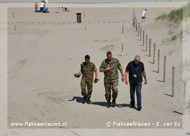 Merkwaardige vondst op Ouddorpse strand