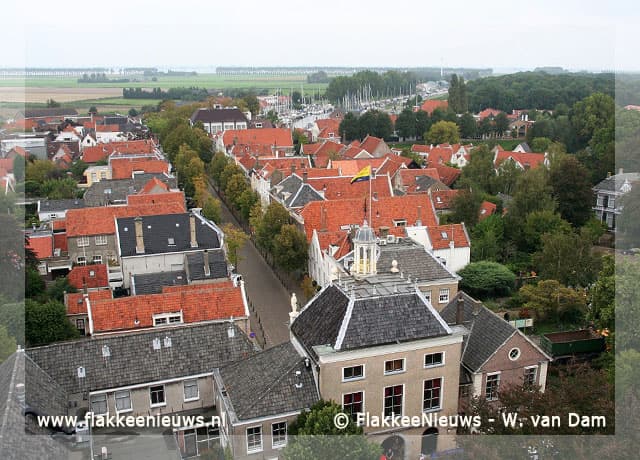 Uitzicht op Middelharnis