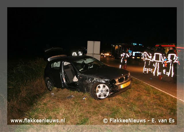 Ongeval op omleidingsroute N59