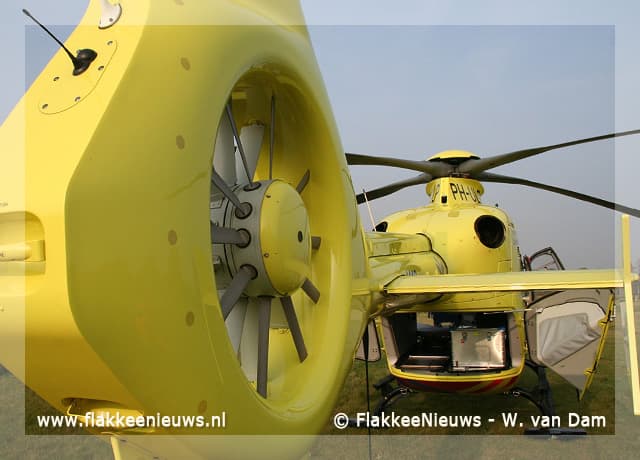 Traumaheli vervoerd gewond kind