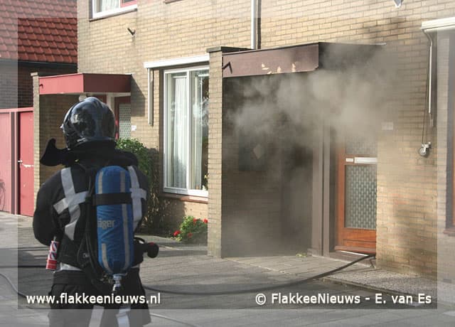 Brand in bijkeuken