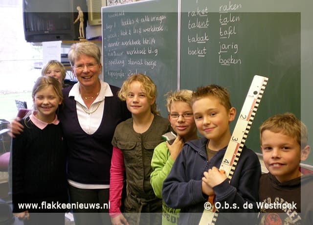 Juf Caroline gaat met pensioen
