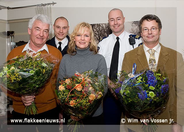 Drie redders in het zonnetje gezet