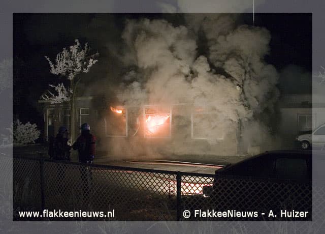 Grote brand in Nieuwe-Tonge