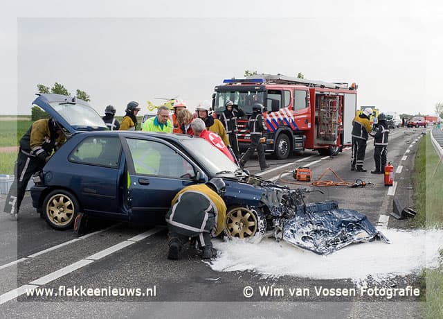 Ongeval met beknelling nabij Goedereede