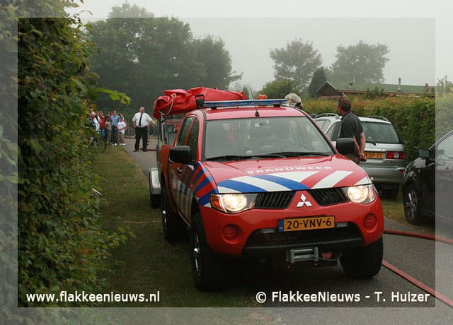 Stacaravan uitgebrand in Ouddorp