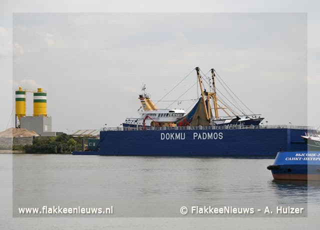 Brand in ruim van viskotter