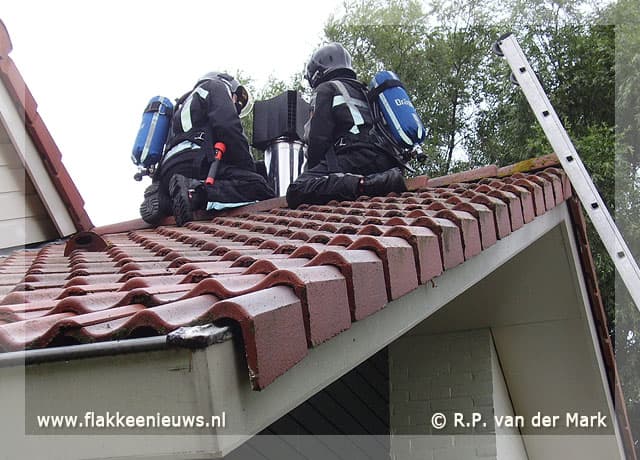 Dank aan brandweer bij schoorsteenbrand