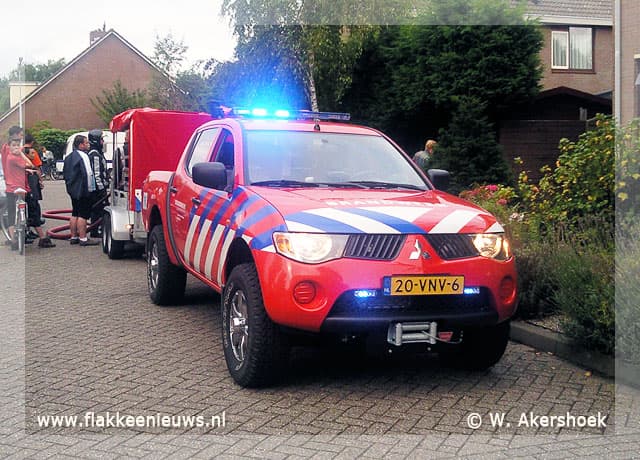 Keukenbrand in Ouddorp