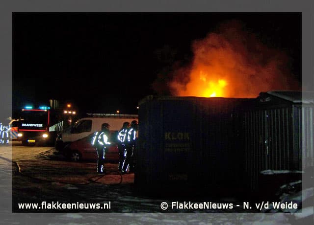 Middelbrand in Sommelsdijk