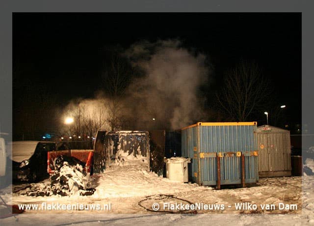 Middelbrand in Sommelsdijk