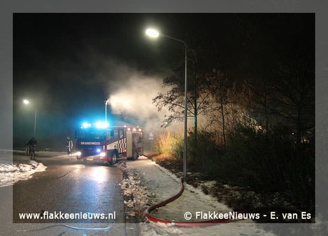 Middelbrand in Sommelsdijk