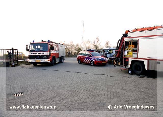 Brand in kantoorpand op Watertorenpark Dirksland
