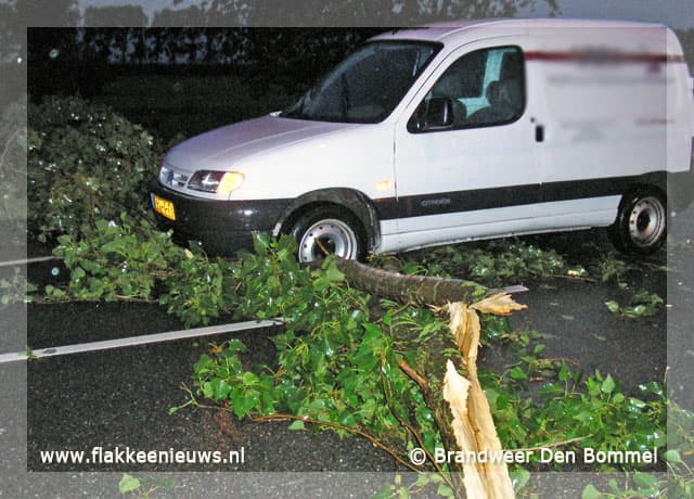 Noodweer richt veel schade aan