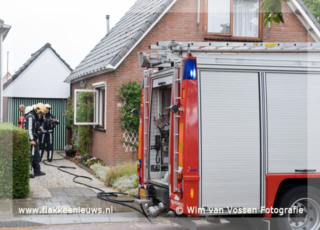 Kleine brand in woning