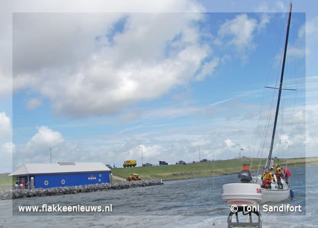 Drukte voor KNRM stations op de Kop van Goeree