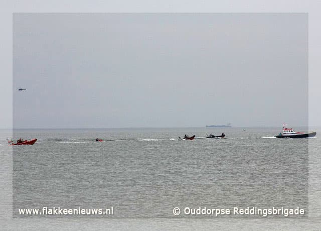 Zwemmer vermist op strand Ouddorp (update)