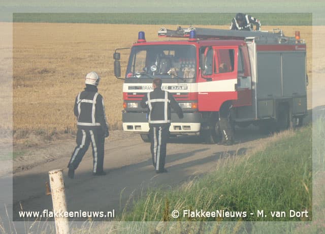 Drukte voor brandweer door broeiende hooibalen