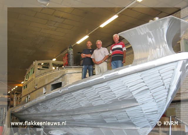 Bouw nieuwe reddingboot voor Stellendam vordert