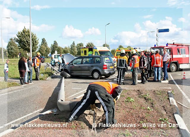 Ongeval N215 bij Melissant