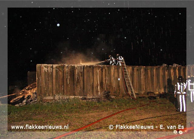 Middelbrand in Oostdijk