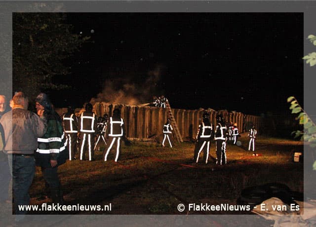 Middelbrand in Oostdijk