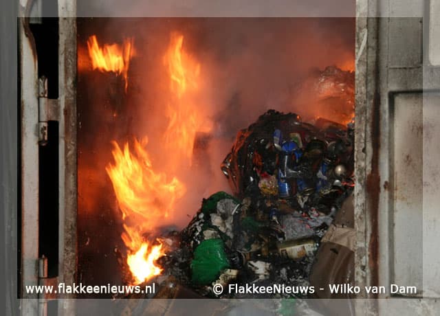 Wederom brand op overslagstation