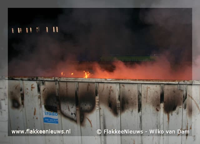 Wederom brand op overslagstation