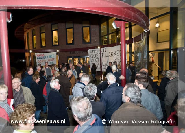 Protestactie tegen kassen op Oostflakkee