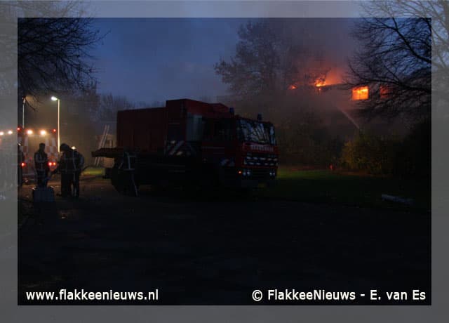 Wederom grote brand op Hernesseroord