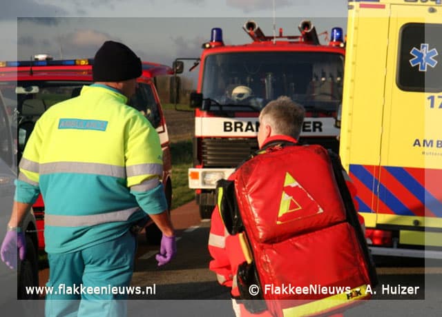 Verlaten plaats ongeval zet vele hulpverleners op de been