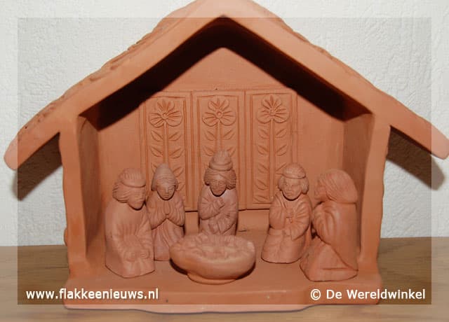 Kerstkorting bij de Wereldwinkel