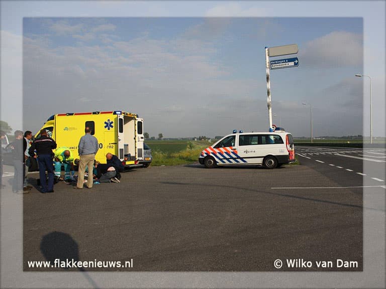 Fietser aangereden in Nieuwe-Tonge