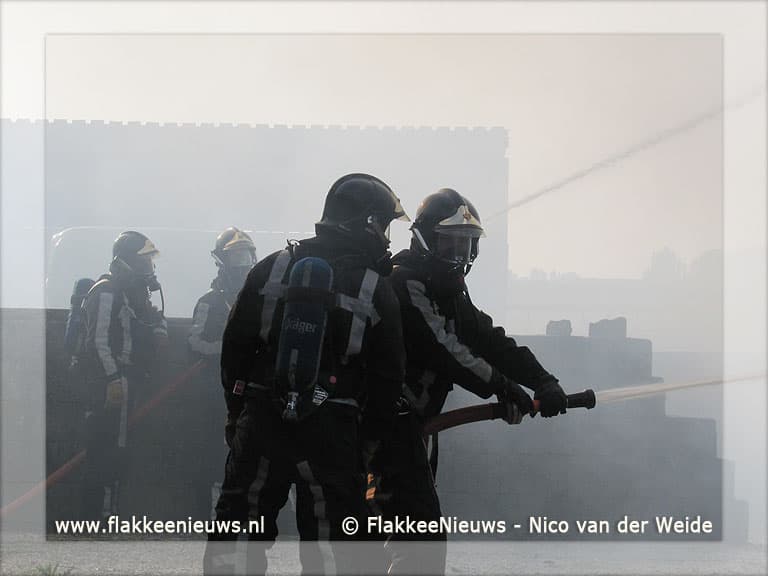 Middelbrand in Stad aan 't Haringvliet