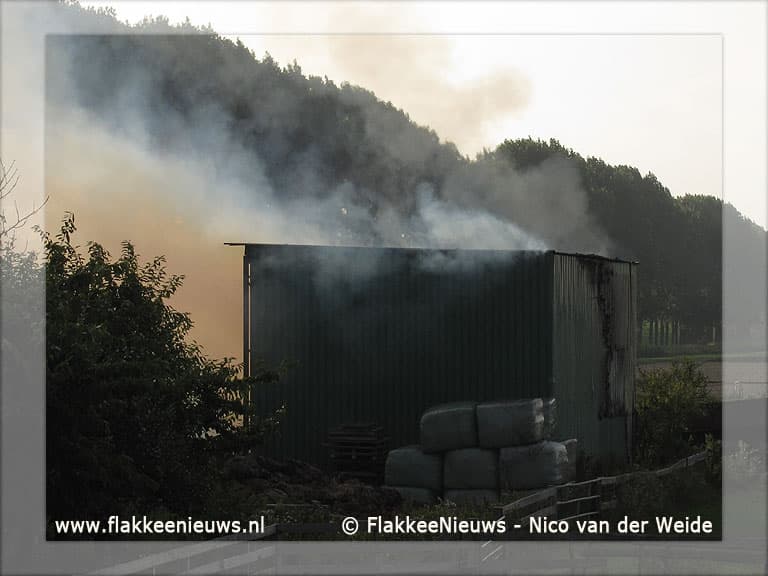 Middelbrand in Stad aan 't Haringvliet