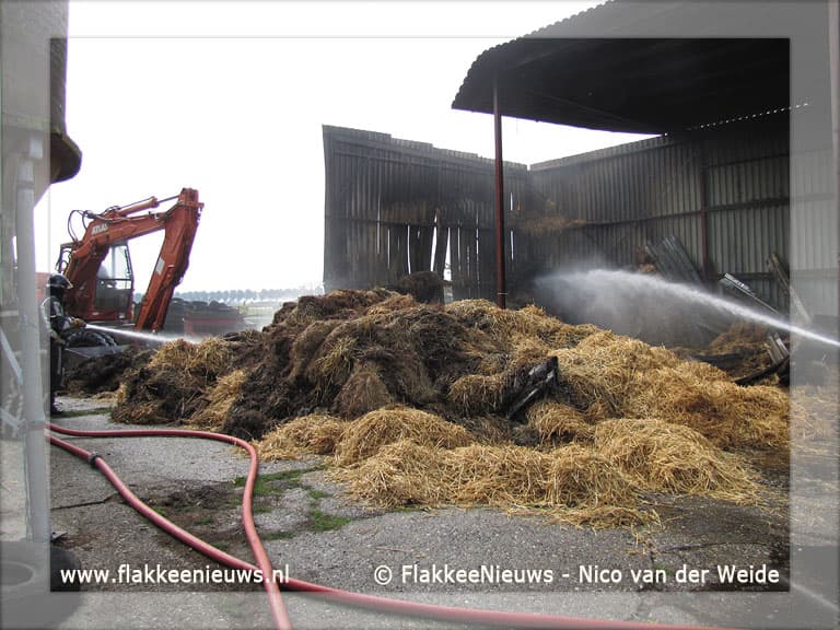 Middelbrand in Stad aan 't Haringvliet