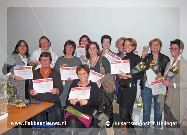 Diplomering 15 doktersassistentes op Huisartsenpost 't Hellegat