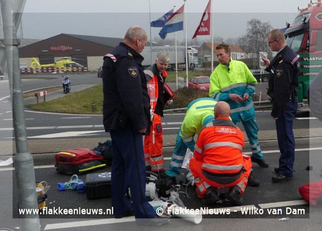 Fietser bij Nieuwe-Tonge aangereden