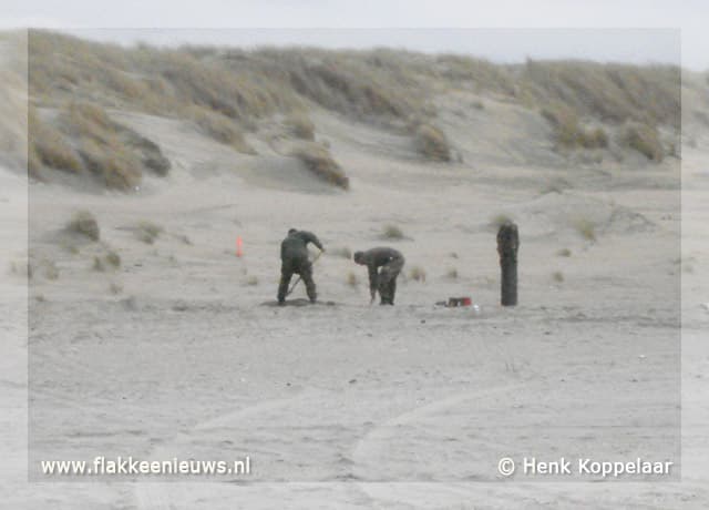 Engelse vliegtuigbom aangetroffen op strand Ouddorp