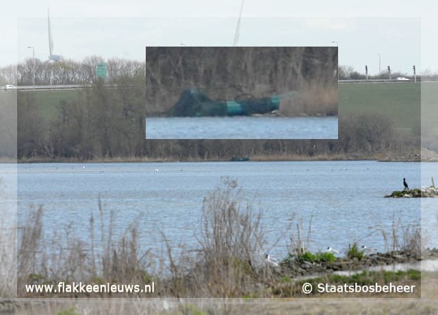 Illegale visserij in natuurgebied