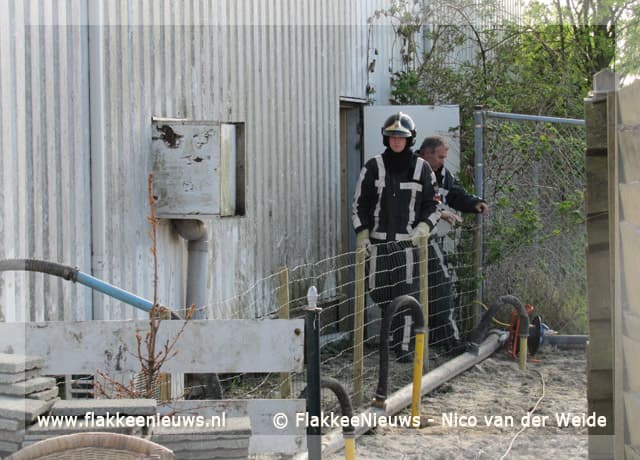 Brand bij reclamebedrijf in Middelharnis
