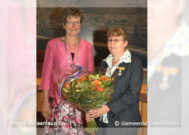 Vier personen ontvangen lintje in Goedereede