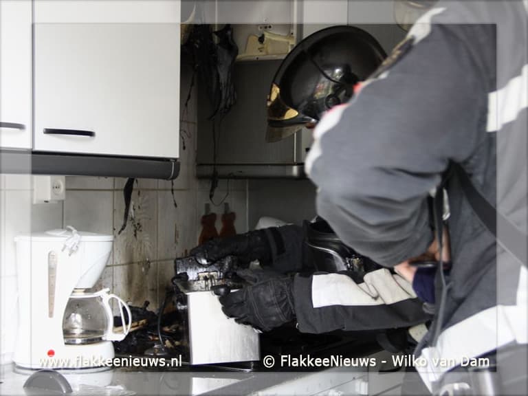 Keukenbrand in Nieuwe-Tonge