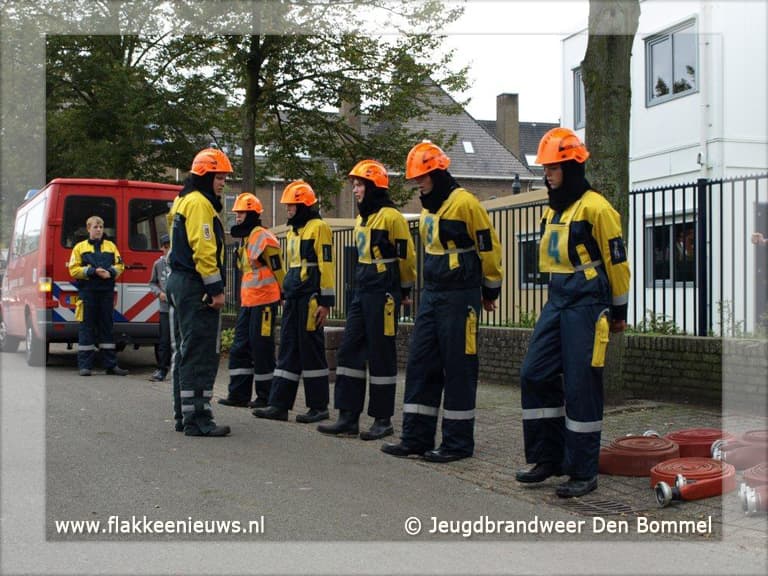 Jeugdbrandweer Den Bommel behaald 6e en 7e plaats